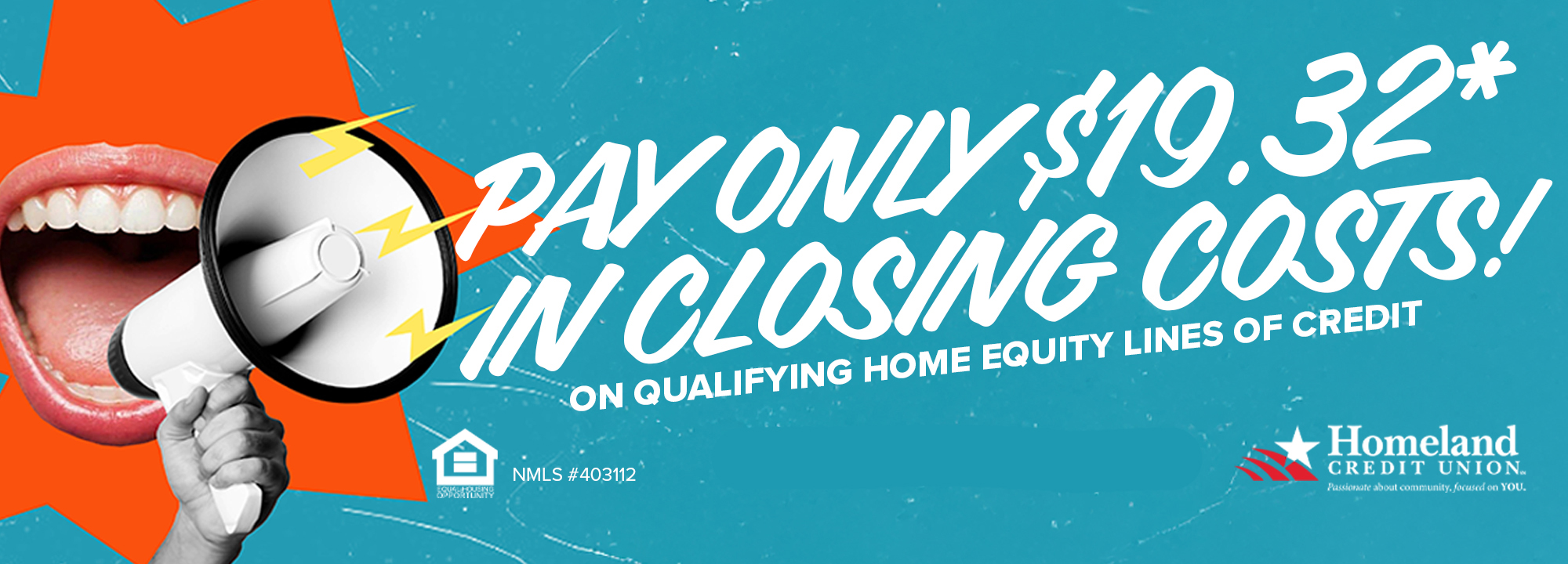 Pay only $1932* in closing costs! On qualifying home equity lines of credit. NMLS #403112